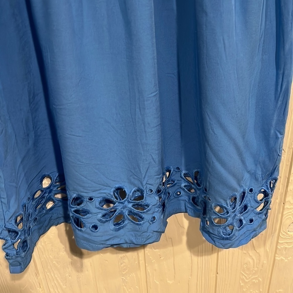 Mark Blue Off The Shoulder Dress XL Laser Cut - Picture 7 of 13